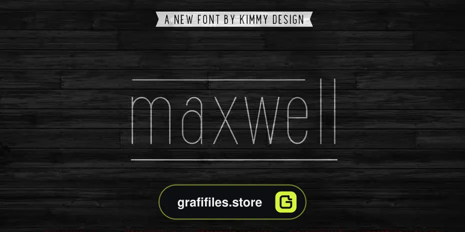 فونت انگلیسی Maxwell Sans Small Caps Book