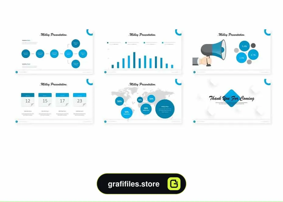 قالب پاورپوینت Milley - Powerpoint Template
