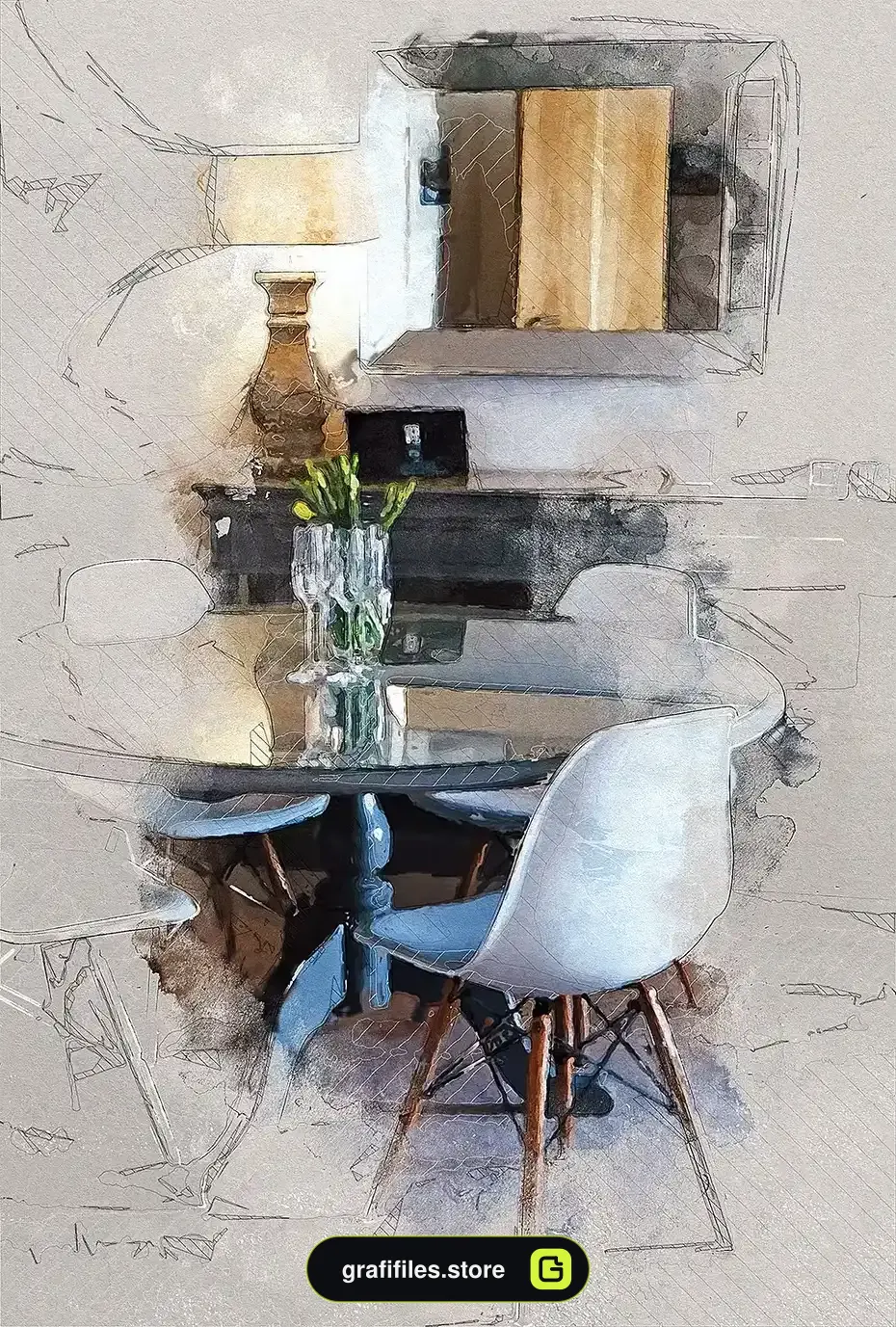 اکشن فتوشاپ Mixed Media Photoshop Action - 15