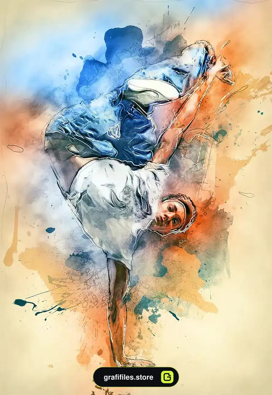 اکشن فتوشاپ افکت هنر مدرن Modern Art 3 Photoshop Action - 18