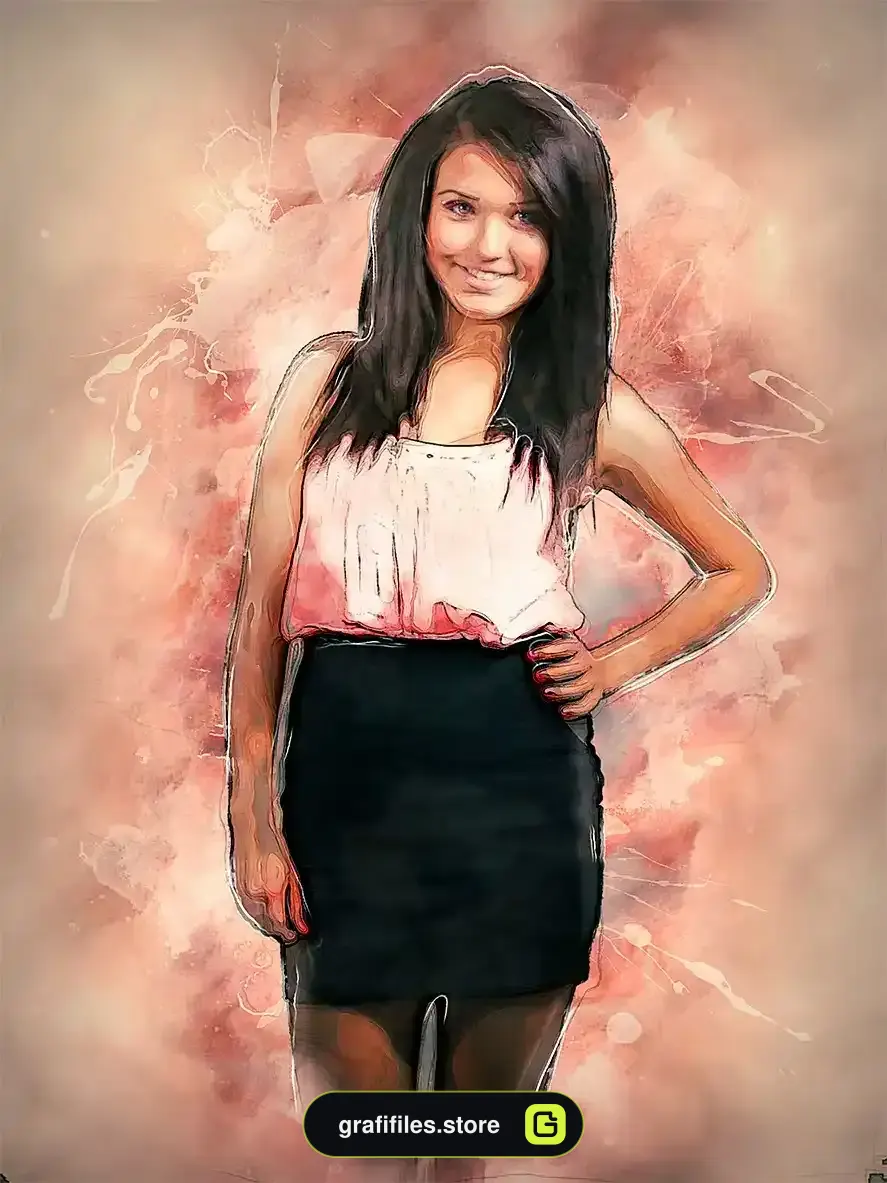 اکشن فتوشاپ افکت هنر مدرن Modern Art 3 Photoshop Action - 12