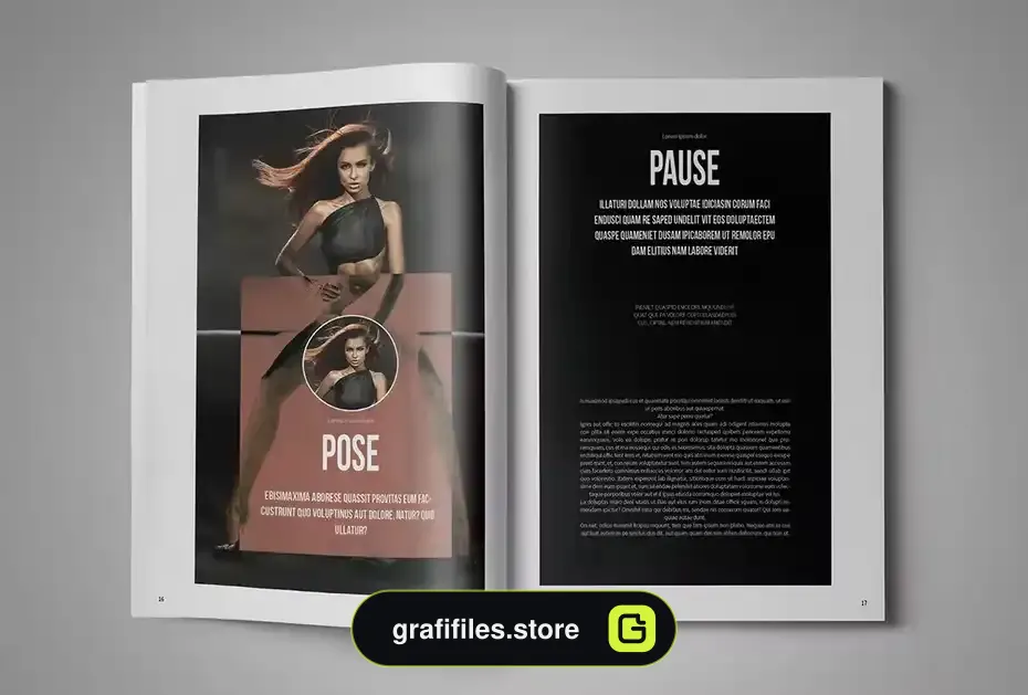 قالب ایندیزاین مجله Multipurpose InDesign MagazineTemplate - 13