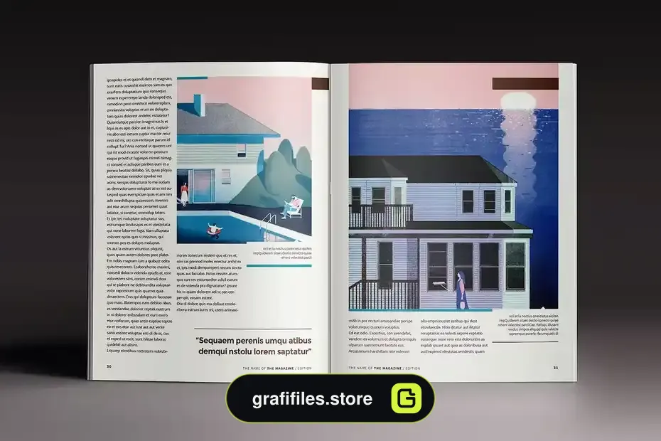 قالب ایندیزاین مجله Multipurpose Magazine 5 Indesign - 21