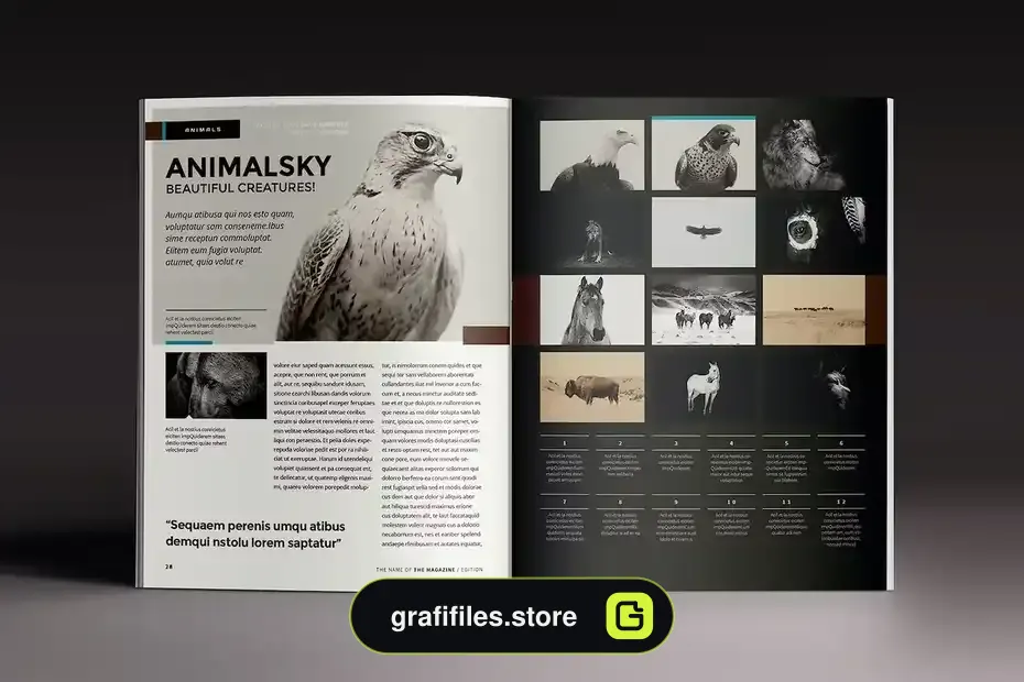 قالب ایندیزاین مجله Multipurpose Magazine 5 Indesign - 27