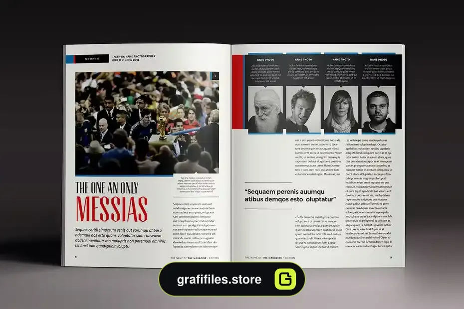 قالب ایندیزاین مجله Multipurpose Magazine 5 Indesign - 1