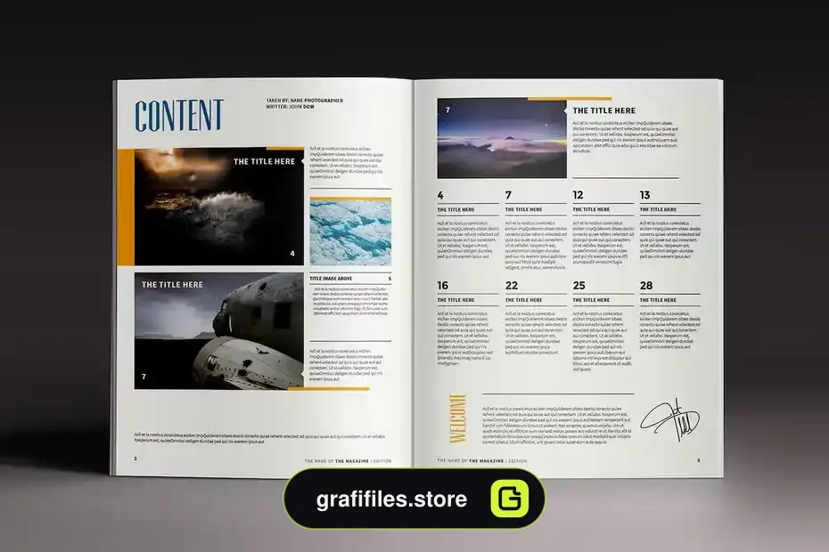 قالب ایندیزاین مجله Multipurpose Magazine 5 Indesign - 5
