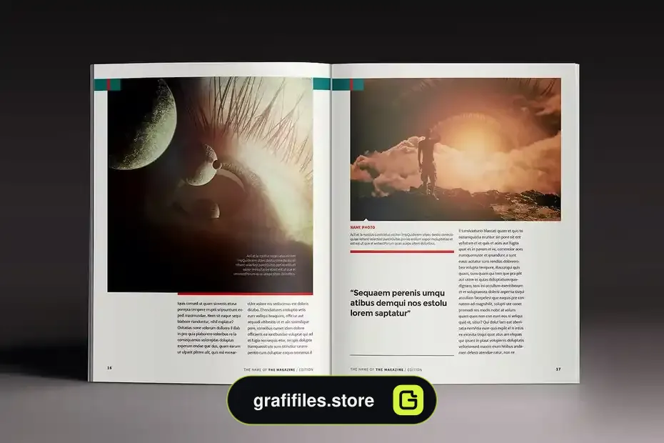 قالب ایندیزاین مجله Multipurpose Magazine 5 Indesign - 9