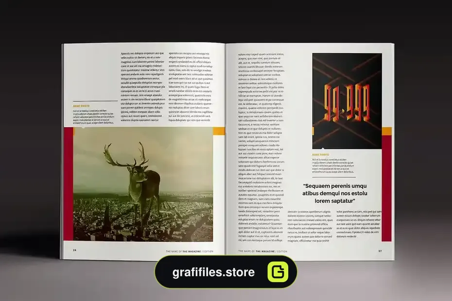 قالب ایندیزاین مجله Multipurpose Magazine 5 Indesign - 11