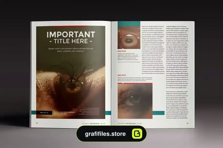 قالب ایندیزاین مجله Multipurpose Magazine 5 Indesign - 17