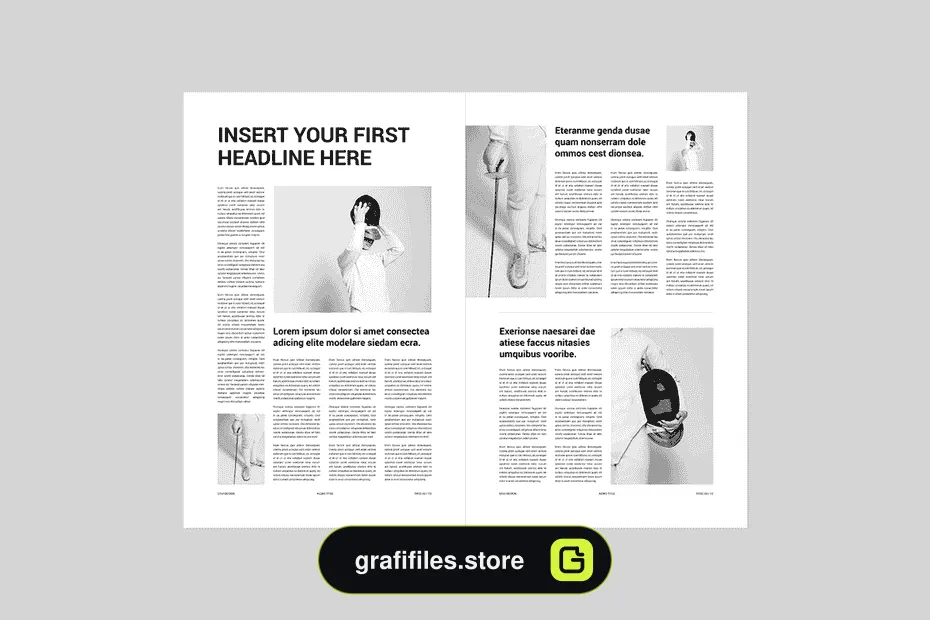 دانلود قالب آماده ورد روزنامه Newspaper | MS Word & Indesign - 2 قالب آماده ورد روزنامه Newspaper | MS Word & Indesign