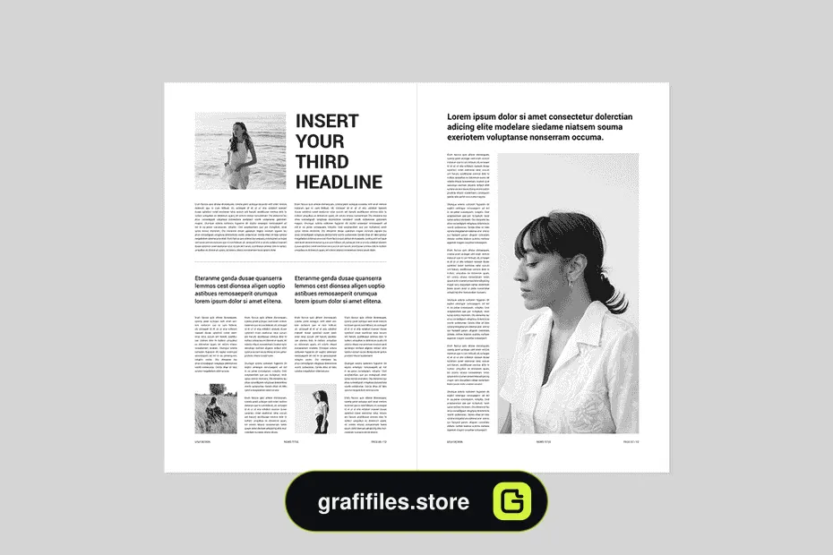 دانلود قالب آماده ورد روزنامه Newspaper | MS Word & Indesign - 4 قالب آماده ورد روزنامه Newspaper | MS Word & Indesign