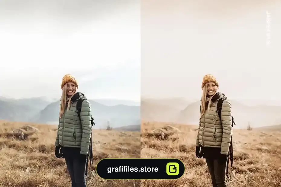 دانلود پریست رنگ نارنجی October Orange Lightroom Presets and LUTs - 20 پریست رنگ نارنجی - 19
