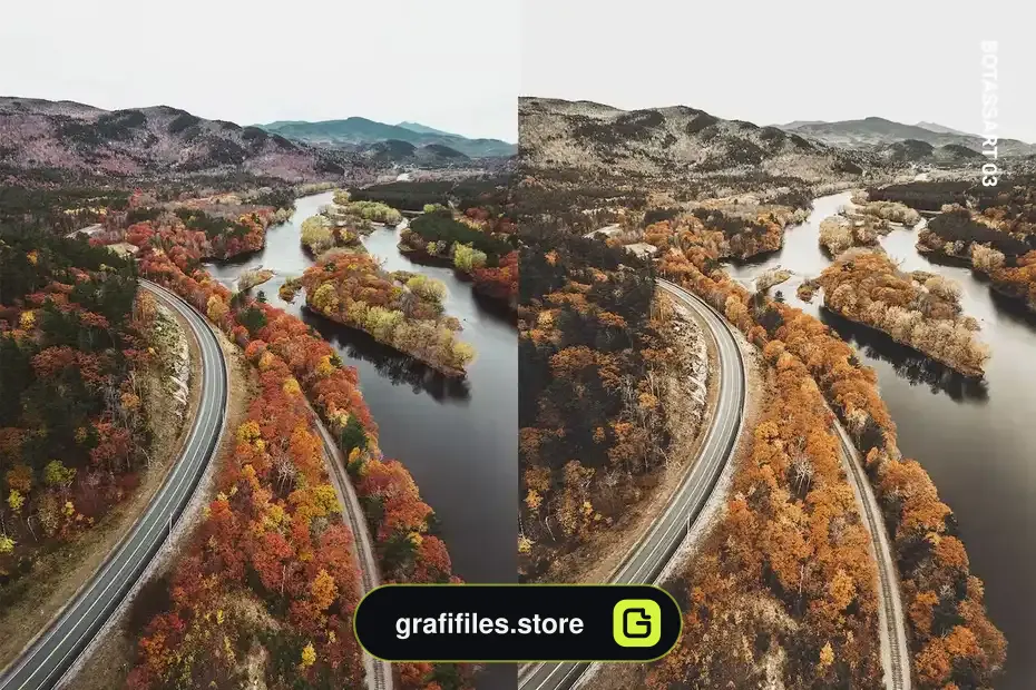 دانلود پریست رنگ نارنجی October Orange Lightroom Presets and LUTs - 24 پریست رنگ نارنجی - 23