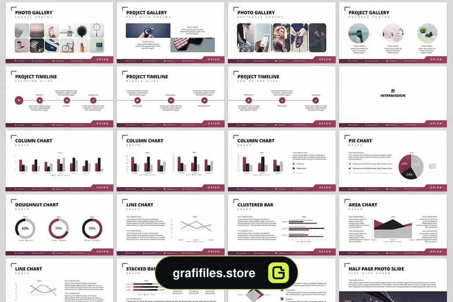 قالب پاورپوینت و کینوت Orion Presentation Template