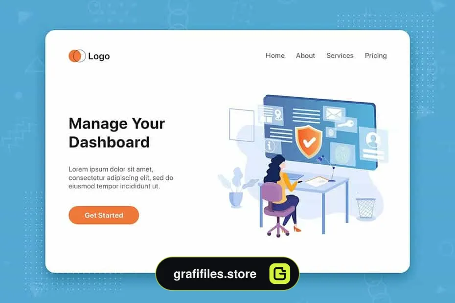 دانلود طرح وکتور لندینگ پیج Website Illustrations Set Part 7 - 20 طرح وکتور لندینگ پیج Website Illustrations Set Part 7 - 19