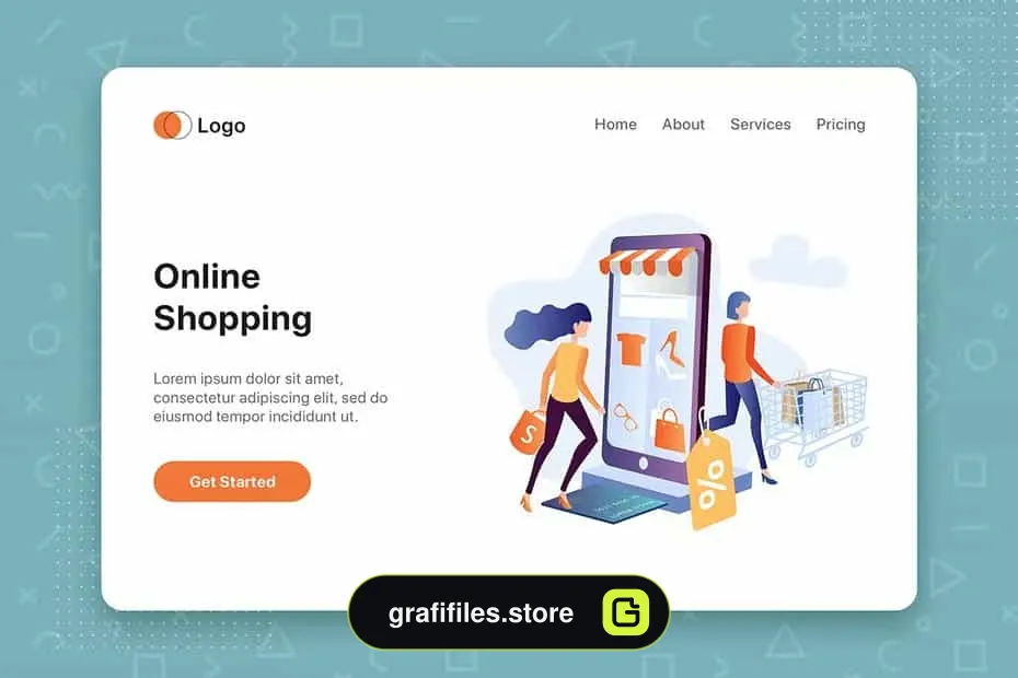 دانلود طرح وکتور لندینگ پیج Website Illustrations Set Part 7 - 6 طرح وکتور لندینگ پیج Website Illustrations Set Part 7 - 5