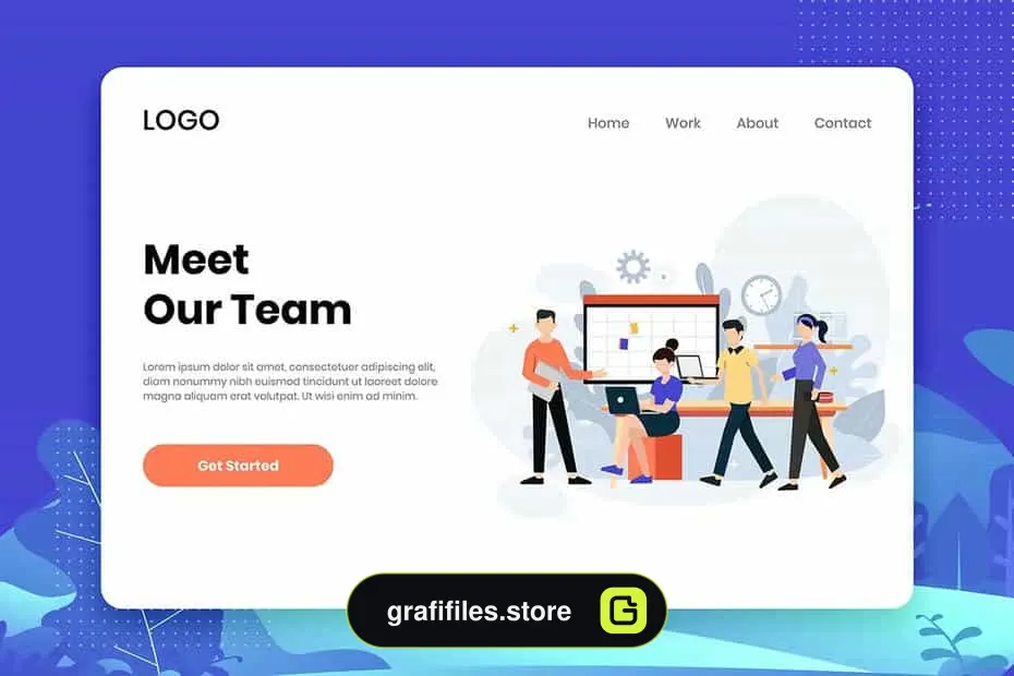 دانلود طرح وکتور لندینگ پیج Website Illustrations Set Part 9 - 2 طرح وکتور لندینگ پیج Website Illustrations Set Part 9 - 1