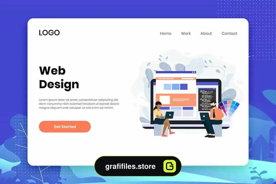 دانلود طرح وکتور لندینگ پیج Website Illustrations Set Part 9 - 6 طرح وکتور لندینگ پیج Website Illustrations Set Part 9 - 5