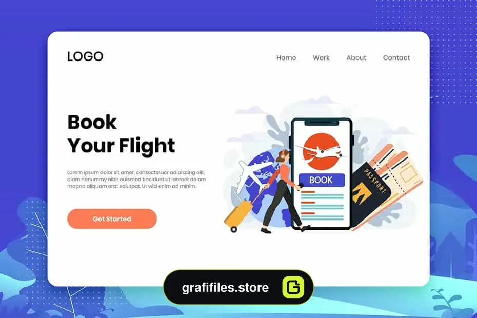 دانلود طرح وکتور لندینگ پیج Website Illustrations Set Part 9 - 10 طرح وکتور لندینگ پیج Website Illustrations Set Part 9 - 9