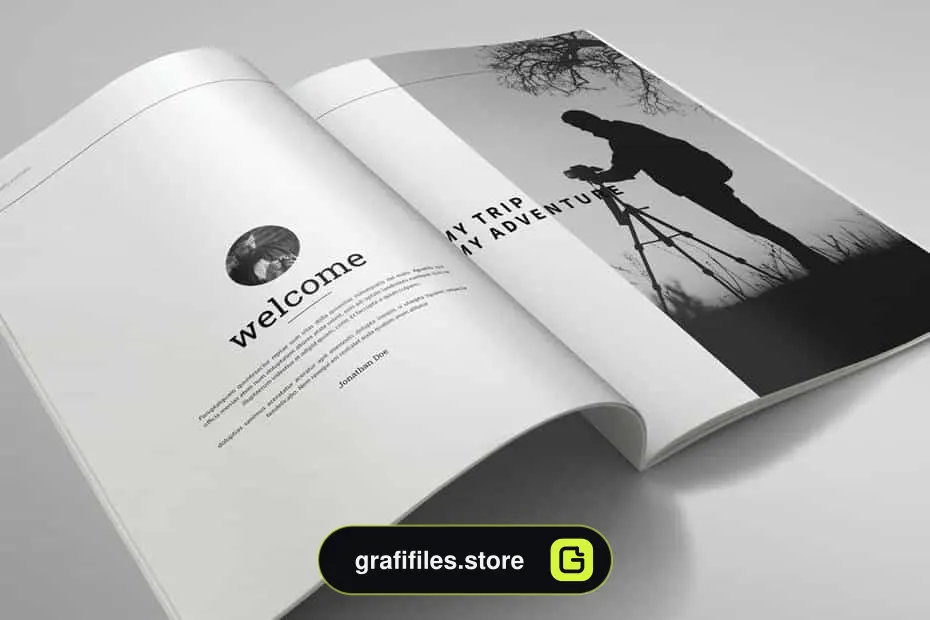 قالب ایندیزاین آلبوم عکس Photo Album Template