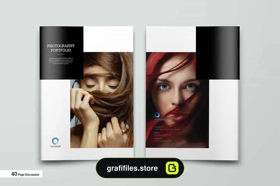 قالب ایندیزاین آلبوم عکس Photo Album Template