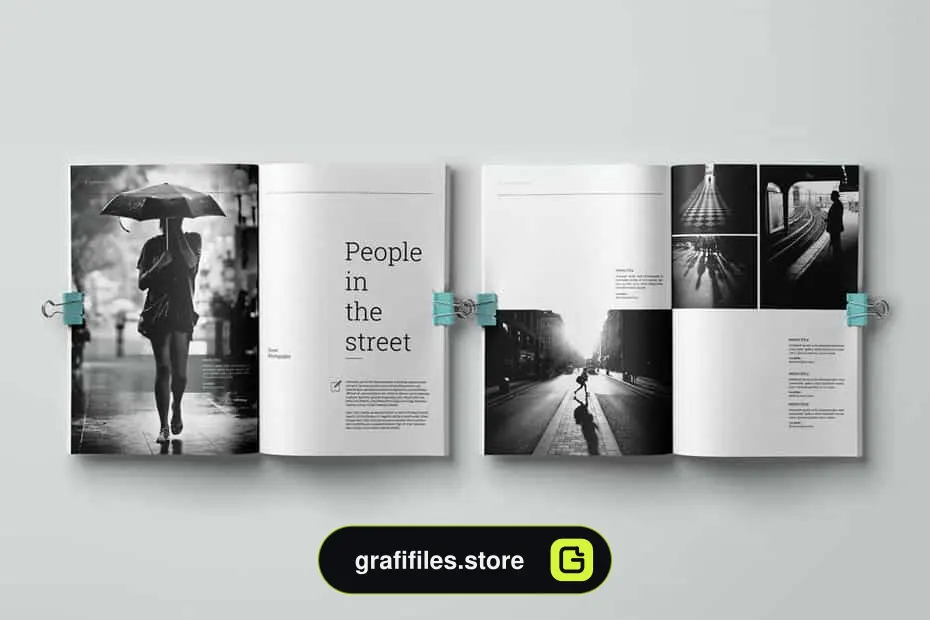 قالب ایندیزاین آلبوم عکس Photo Album Template