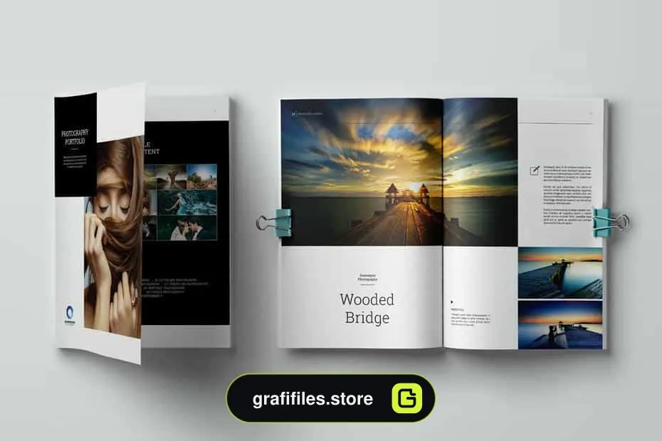 قالب ایندیزاین آلبوم عکس Photo Album Template
