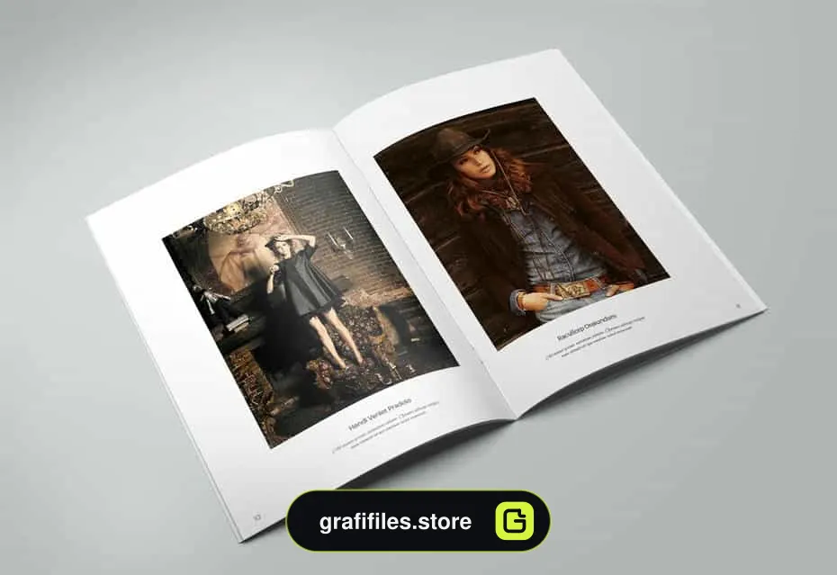 قالب ایندیزاین نمونه کار عکاسی Photography Portfolio Templete