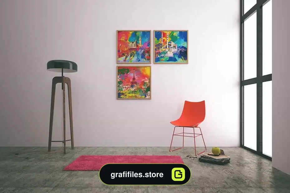موکاپ قاب عکس هنری Picture Art Mockup [Vol 1]
