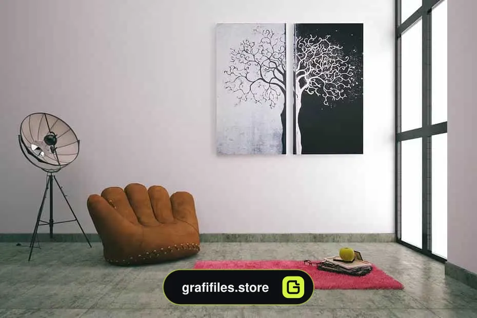 موکاپ قاب عکس هنری Picture Art Mockup [Vol 1]