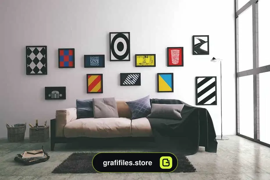 موکاپ قاب عکس هنری Picture Art Mockup [Vol 1]