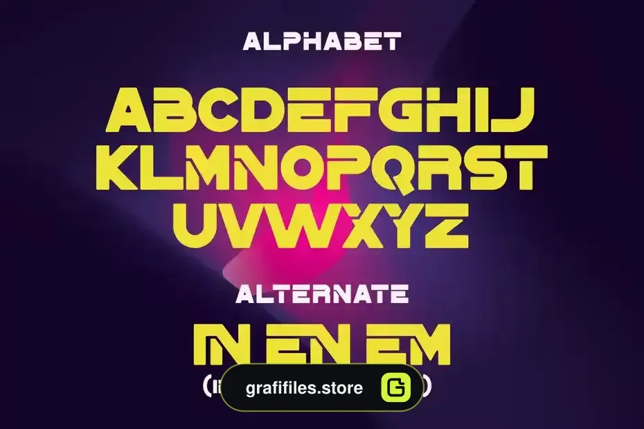 فونت انگلیسی PINEON FONT - 3