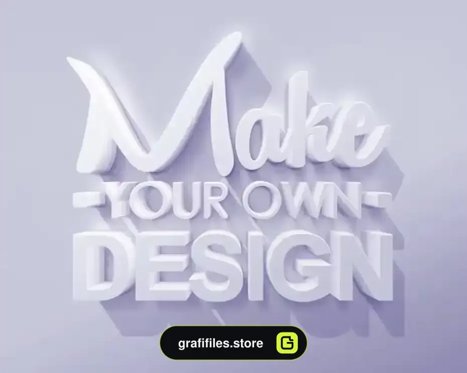 افکت متن سه بعدی Pro 3D Text Mockups - 3
