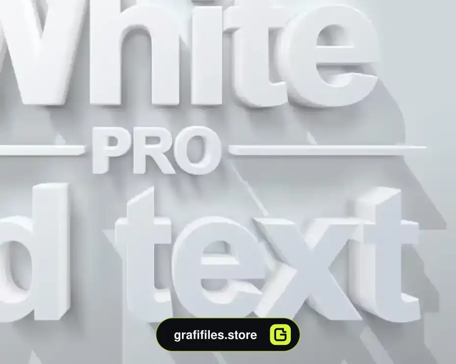 افکت متن سه بعدی Pro 3D Text Mockups - 15