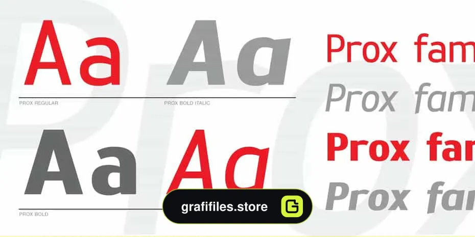 فونت انگلیسی Prox