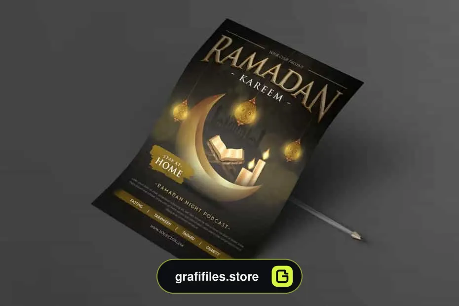 دانلود طرح لایه باز تراکت رمضان Ramadan Kareem Flyer - 7 طرح لایه باز تراکت رمضان Ramadan Kareem Flyer - 6