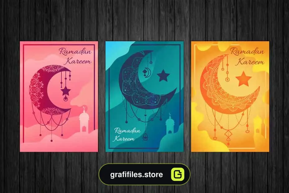 طرح وکتور ماه مبارک رمضان