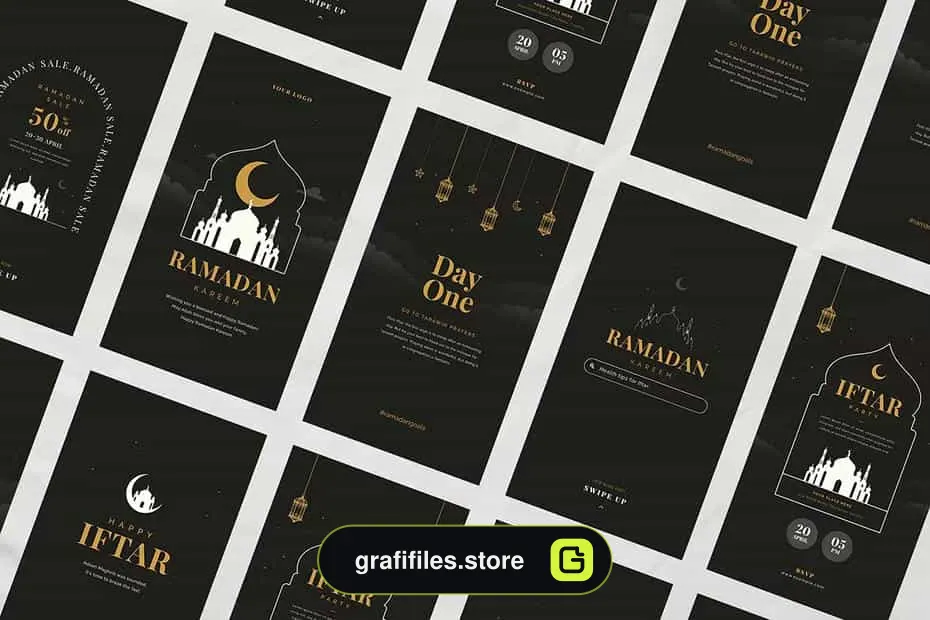 طرح لایه باز اینستاگرام رمضان