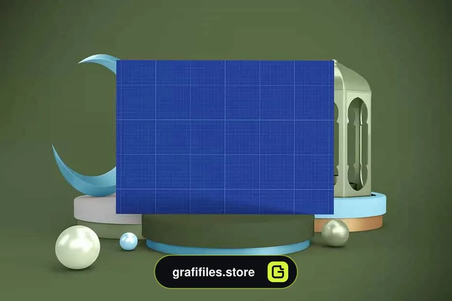 موکاپ پوستر رمضان