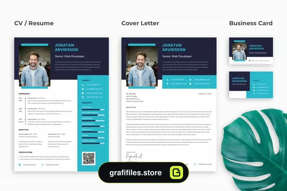دانلود قالب آماده ورد رزومه Professional Business CV Resume - Rimble Developer - 1 قالب آماده ورد رزومه Professional Business CV Resume - Rimble Developer