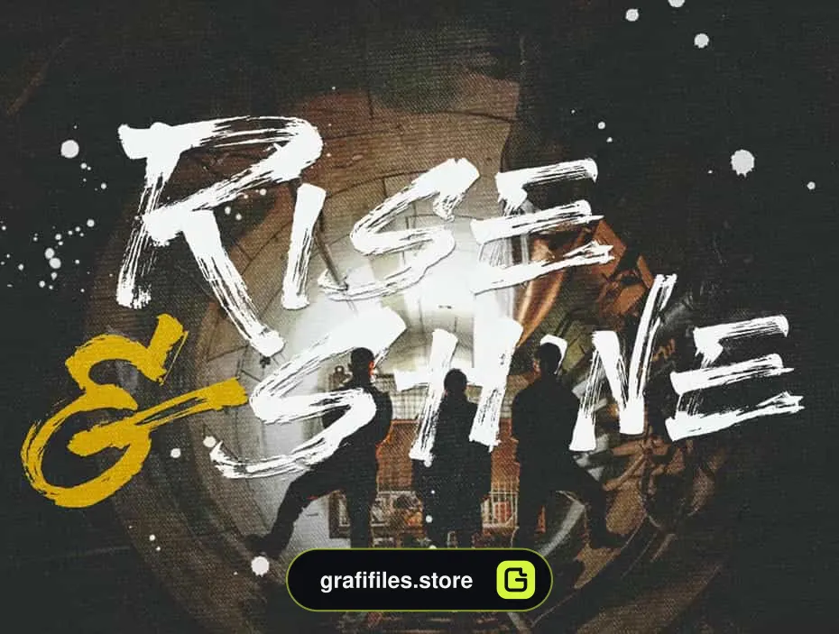 فونت انگلیسی Rise & shine - 5