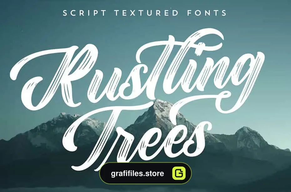 فونت انگلیسی Rustling Trees