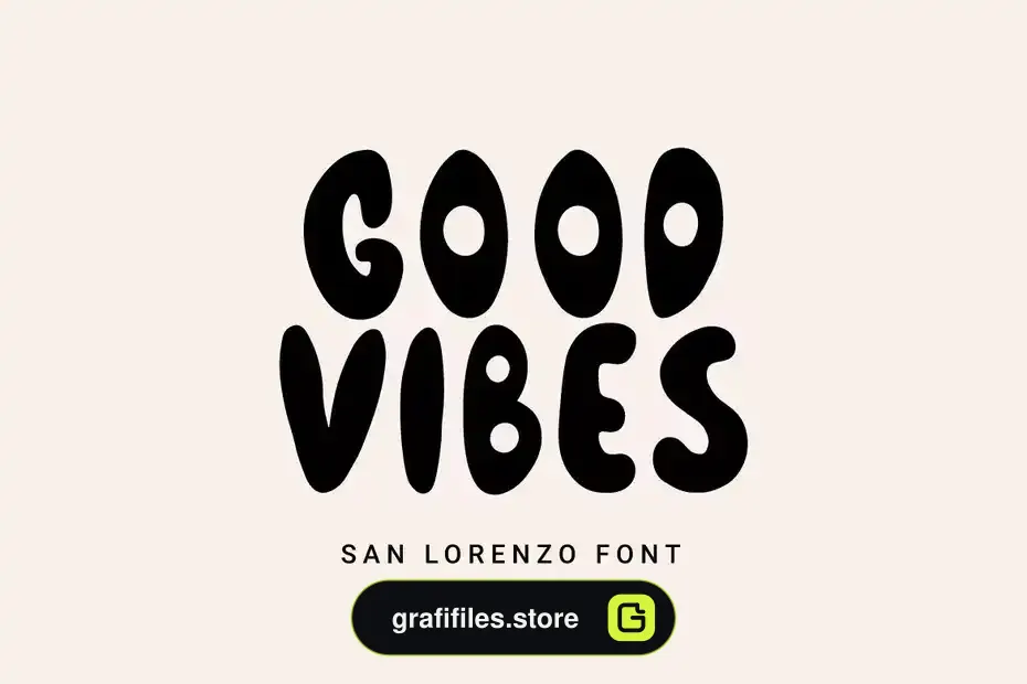 فونت انگلیسی San Lorenzo - Fat Display Font - 5