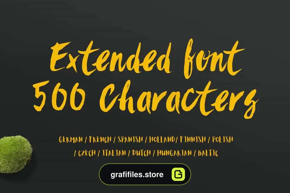 فونت انگلیسی Sanös Extended Script Font