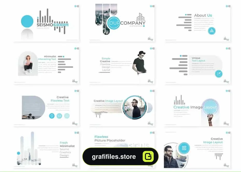 قالب پاورپوینت Seismograph - Powerpoint Template