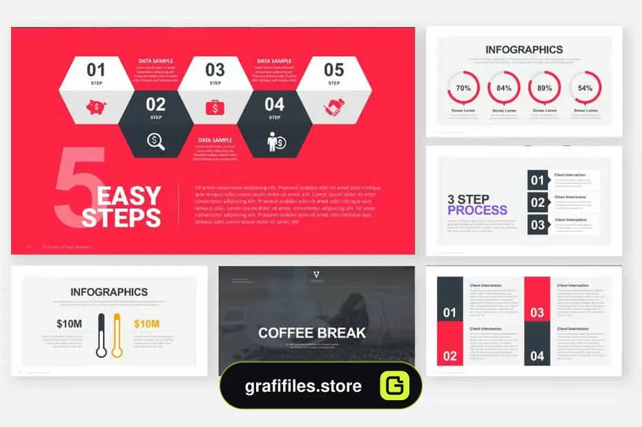 قالب پاورپوینت Sella Powerpoint Template