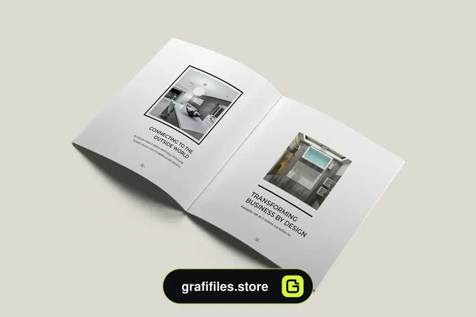 قالب ایندیزاین لوک بوک Sirius Lookbook Template