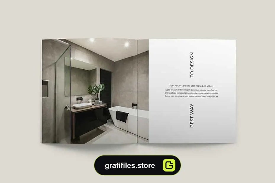 قالب ایندیزاین لوک بوک Sirius Lookbook Template