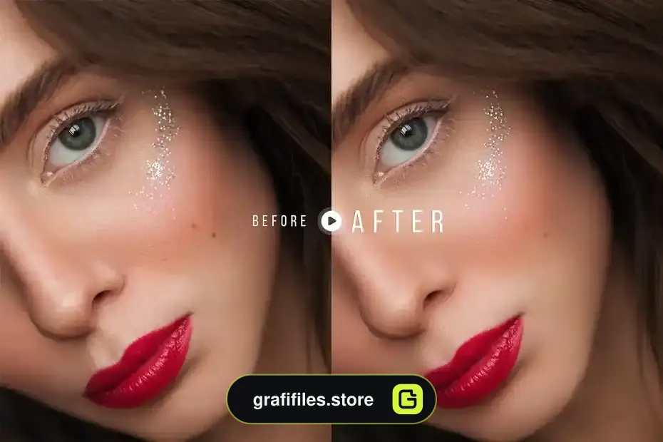 دانلود اکشن فتوشاپ روتوش و صاف کردن پوست Soft Skin Easy Retouching Action - 8 اکشن فتوشاپ روتوش و صاف کردن پوست - 7