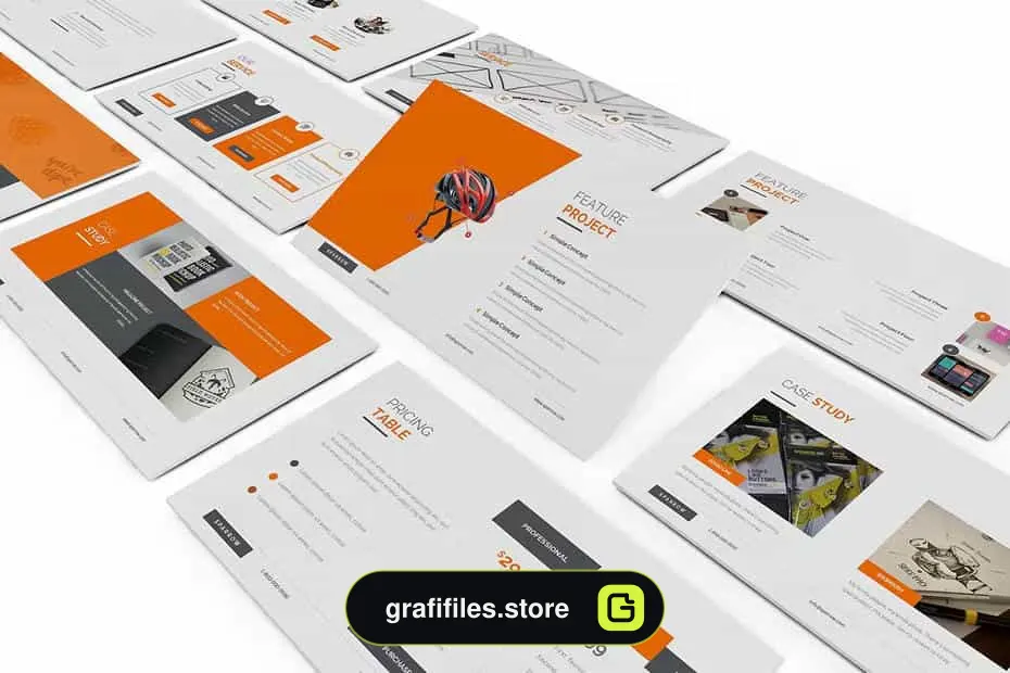 قالب پاورپوینت Sparrow - Creative Agency Powerpoint Presentation